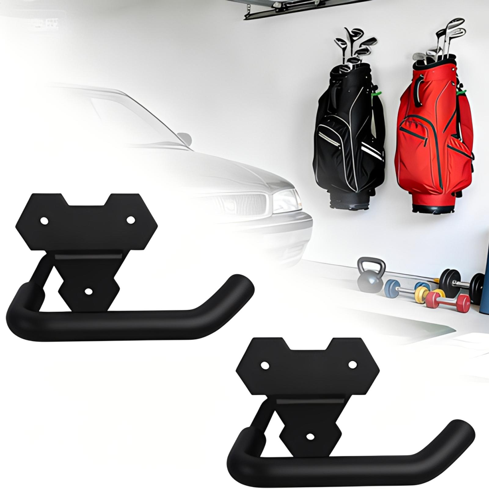 حامل حائط لحقيبة الجولف مغطى ب - مراجعة Golf Equipment Garage Storage وسعره
