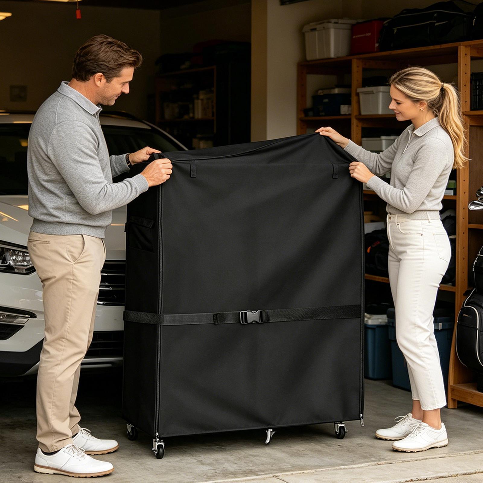 غطاء رف تخزين حقيبة الجولف من  - مراجعة Golf Equipment Garage Storage وسعره